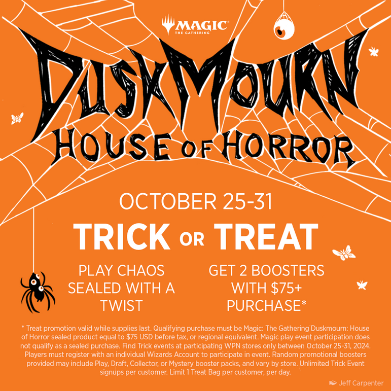 Duskmourn Trick or Treat Event Entry - No Store Credit