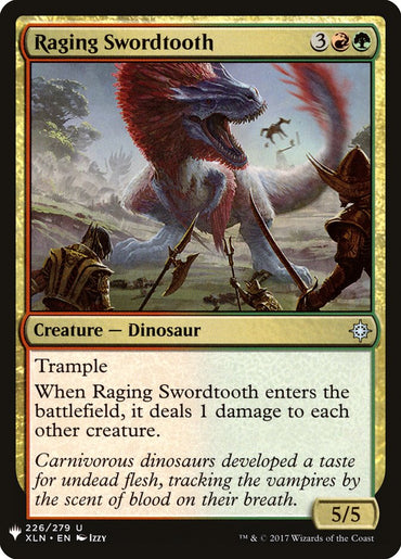 Raging Swordtooth [Mystery Booster]