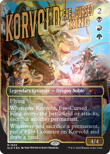 Korvold, Fae-Cursed King (Rainbow Foil) [Secret Lair Drop Series]