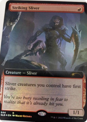 Striking Sliver (Extended Art) [Secret Lair Drop Series]