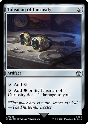 Talisman of Curiosity (Surge Foil) [Doctor Who]