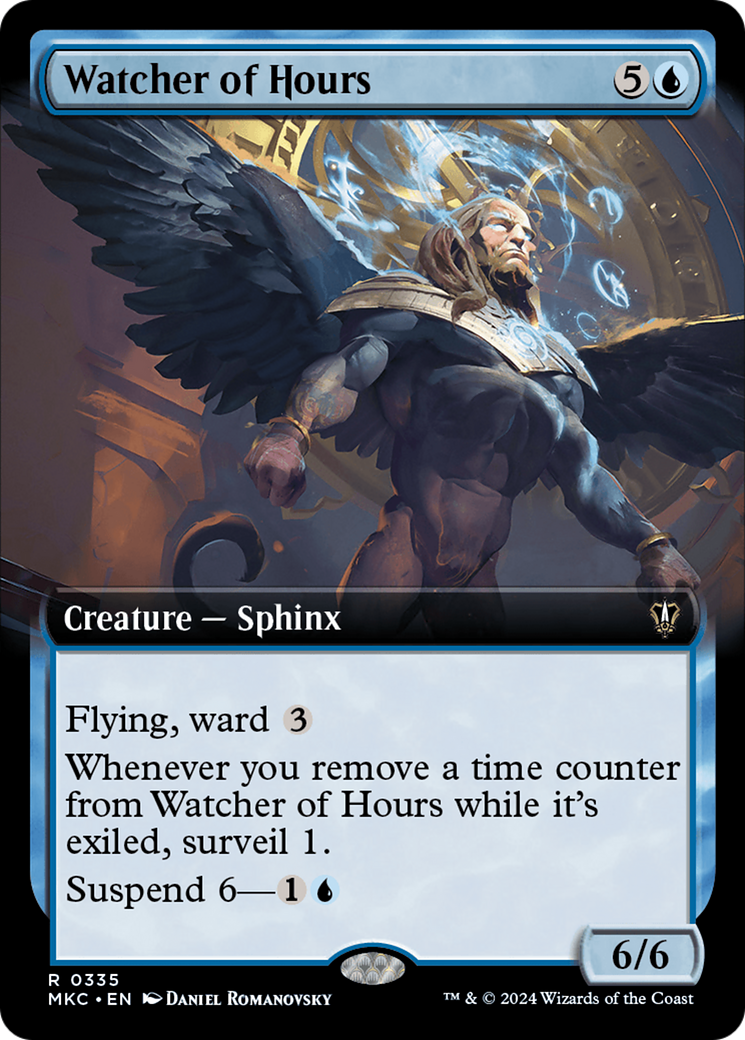 Watcher of Hours (Extended Art) [Murders at Karlov Manor Commander]