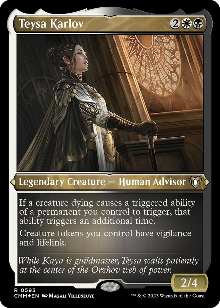 Teysa Karlov (Foil Etched) [Commander Masters]