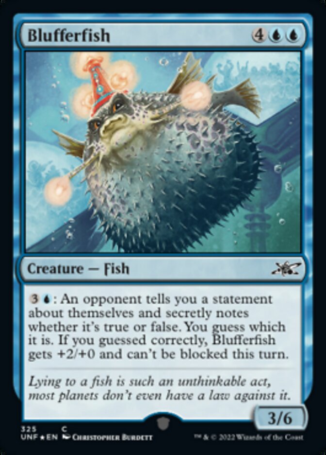 Blufferfish (Galaxy Foil) [Unfinity]