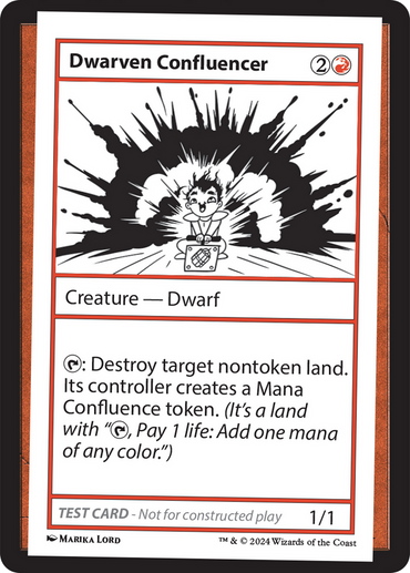 Dwarven Confluencer [Mystery Booster 2 Playtest Cards]