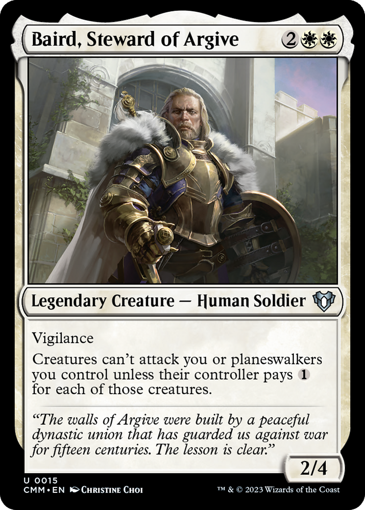 Baird, Steward of Argive [Commander Masters]