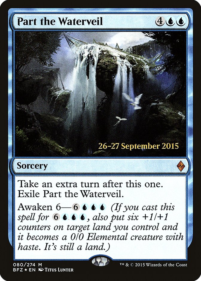 Part the Waterveil [Battle for Zendikar Prerelease Promos]