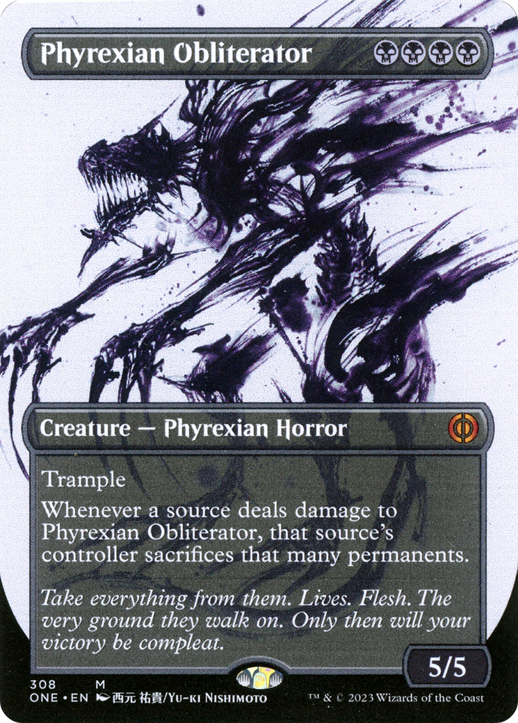 Phyrexian Obliterator (Borderless Ichor) [Phyrexia: All Will Be One]