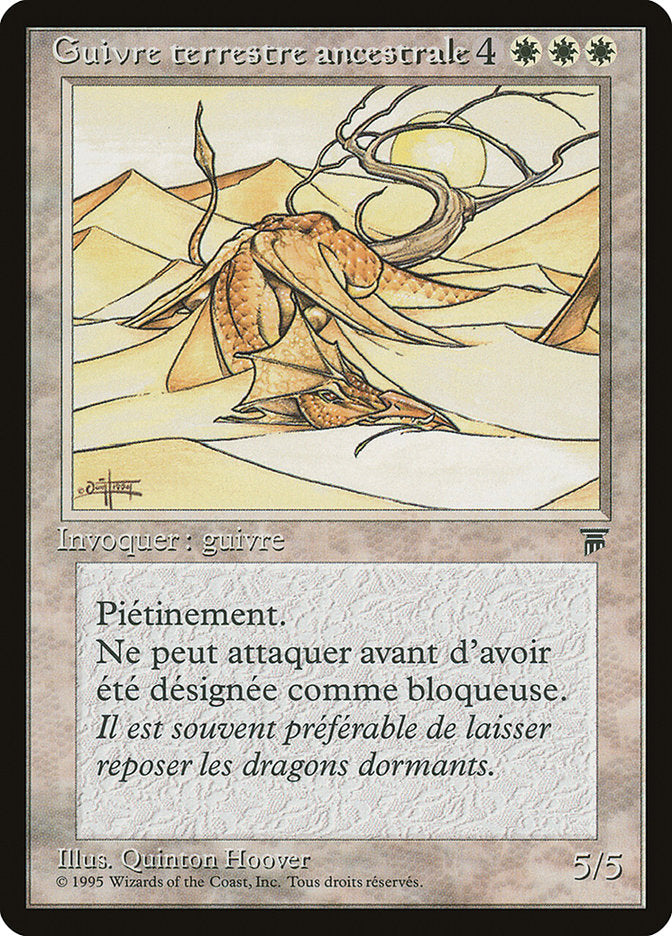 Elder Land Wurm (French) - 