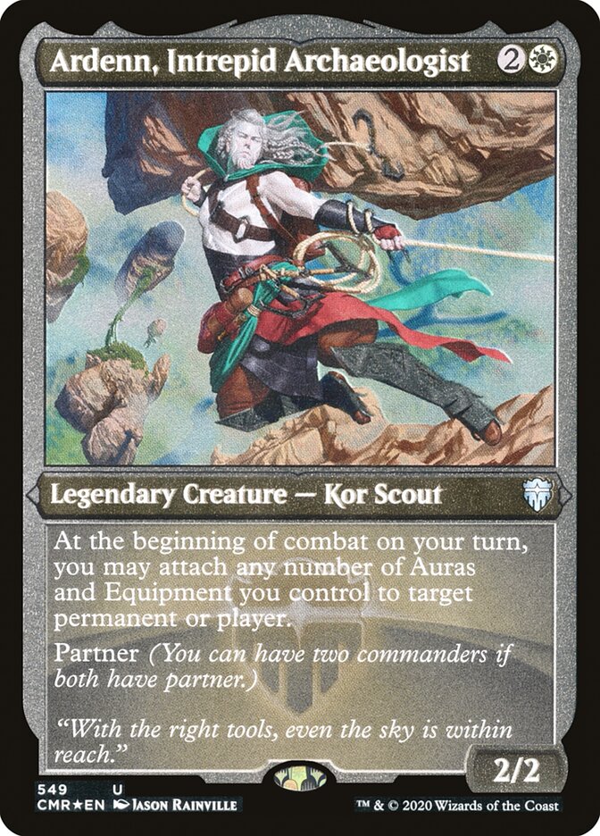 Ardenn, Intrepid Archaeologist (Etched) [Commander Legends]