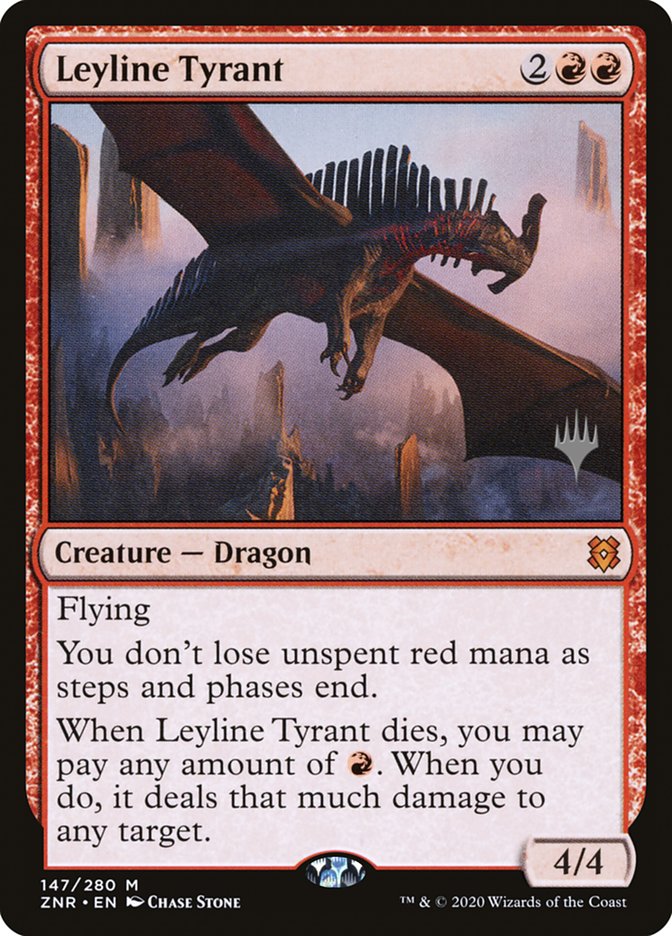 Leyline Tyrant (Promo Pack) [Zendikar Rising Promos]