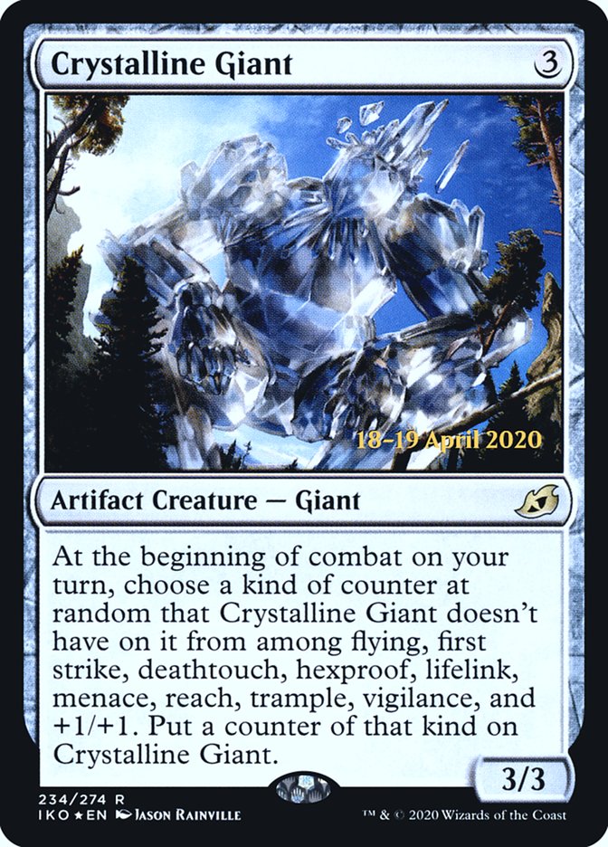 Crystalline Giant [Ikoria: Lair of Behemoths Prerelease Promos]