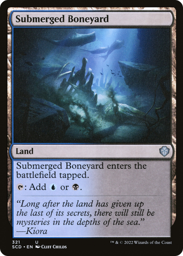 Submerged Boneyard [Starter Commander Decks]