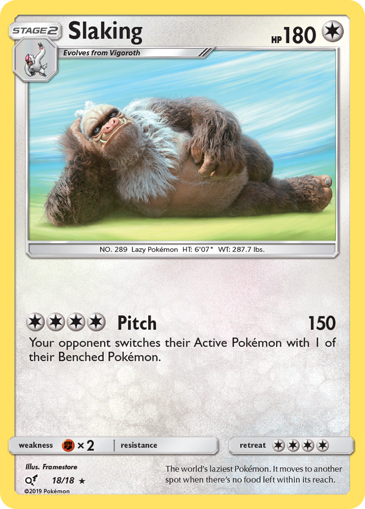 Slaking (18/18) [Sun & Moon: Detective Pikachu]