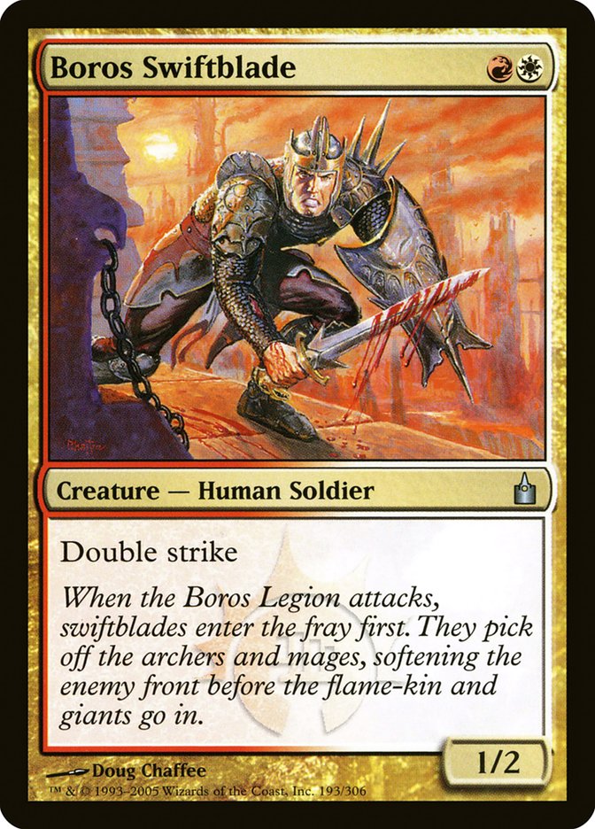 Boros Swiftblade [Ravnica: City of Guilds]