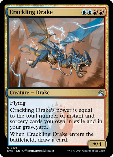 Crackling Drake [Ravnica Remastered]