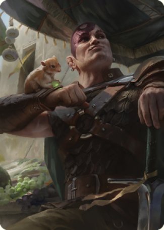 Minsc & Boo, Timeless Heroes Art Card (38) [Commander Legends: Battle for Baldur's Gate Art Series]