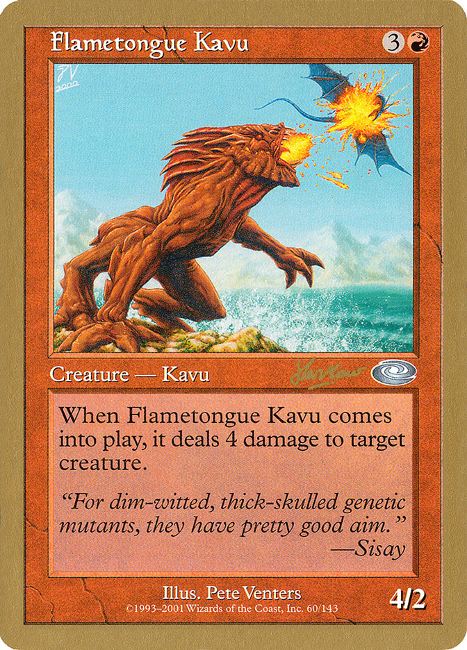 Flametongue Kavu (Sim Han How) [World Championship Decks 2002]