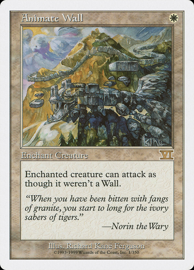 Animate Wall [Classic Sixth Edition]