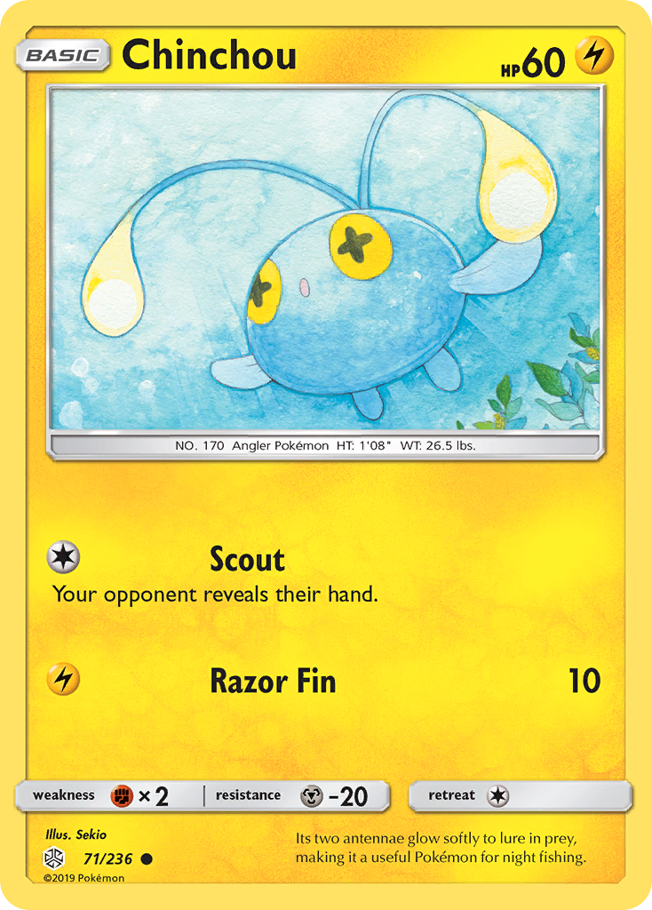 Chinchou (71/236) [Sun & Moon: Cosmic Eclipse]