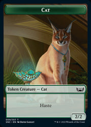 Cat // Citizen Double-Sided Token [Streets of New Capenna Tokens]