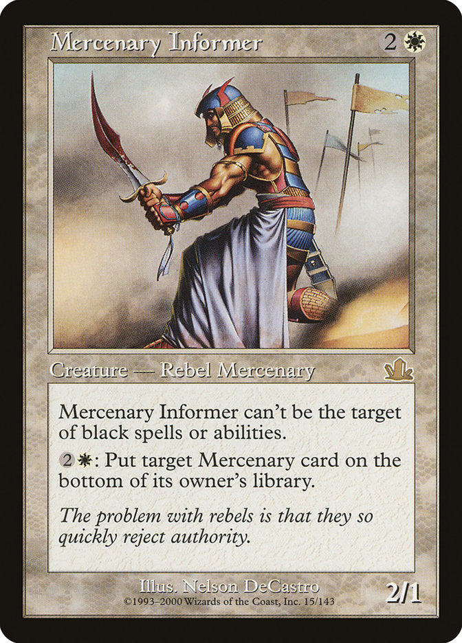 Mercenary Informer [Prophecy]