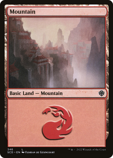 Mountain (346) [Starter Commander Decks]