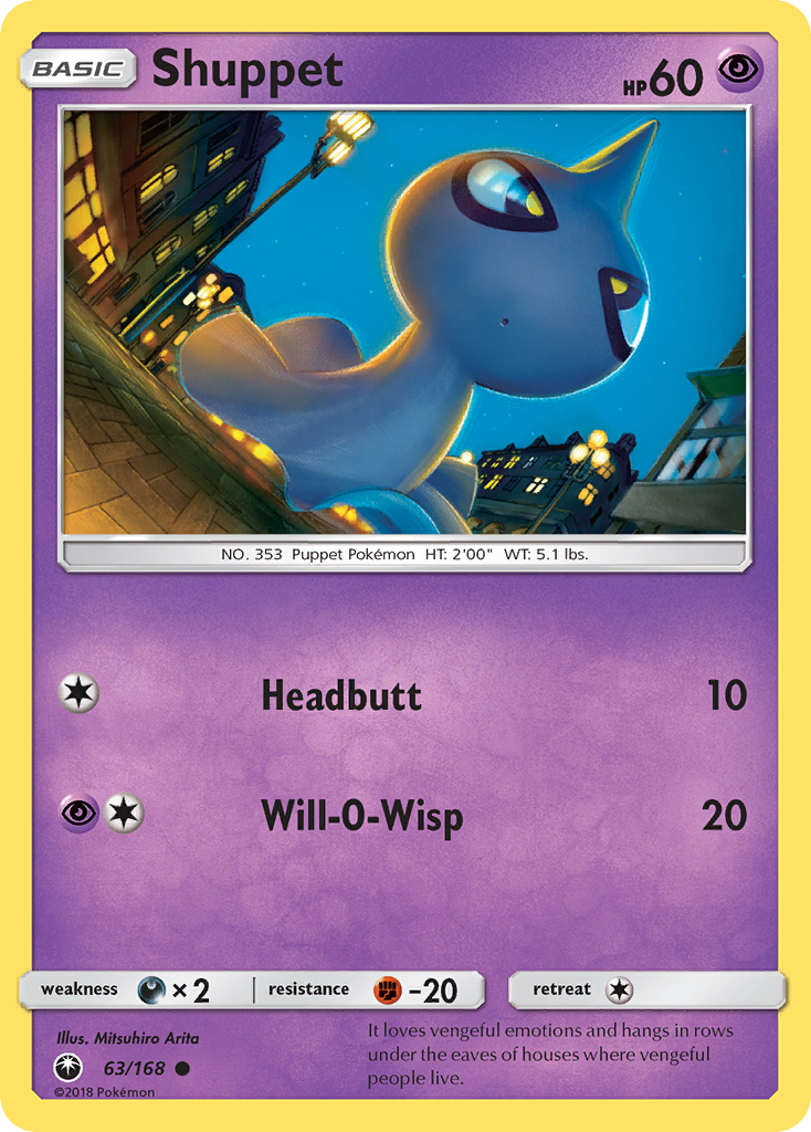 Shuppet (63/168) [Sun & Moon: Celestial Storm]