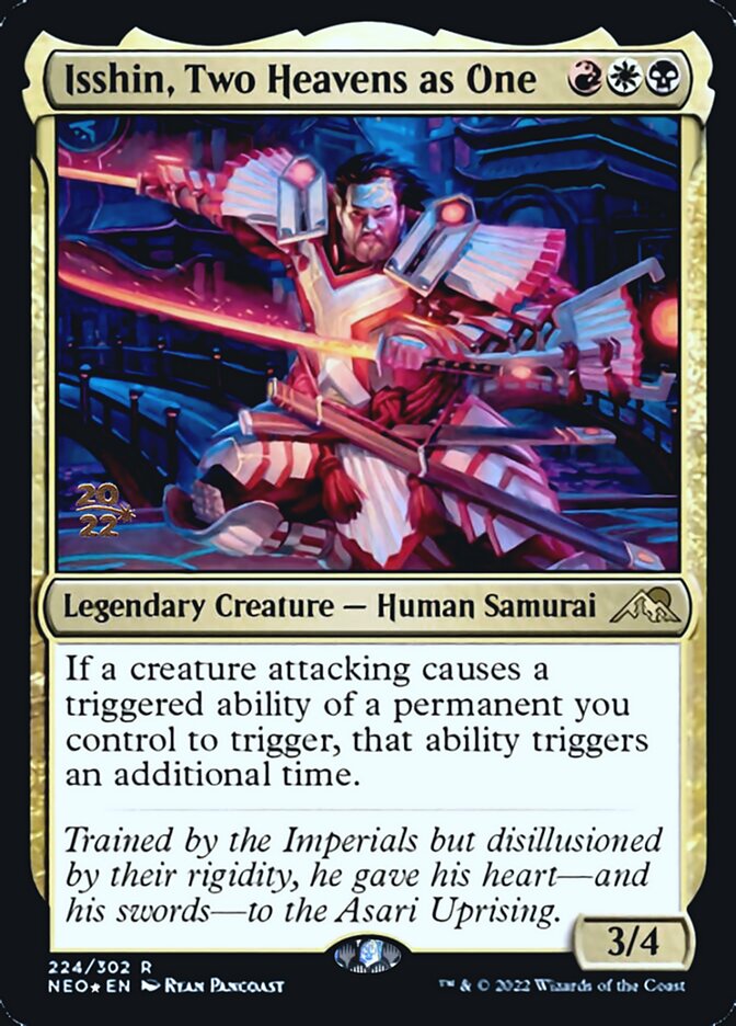 Isshin, Two Heavens as One [Kamigawa: Neon Dynasty Prerelease Promos]