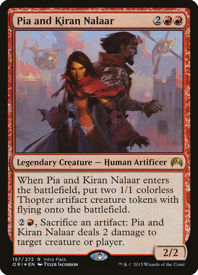 Pia and Kiran Nalaar (Intro Pack) [Magic Origins Promos]