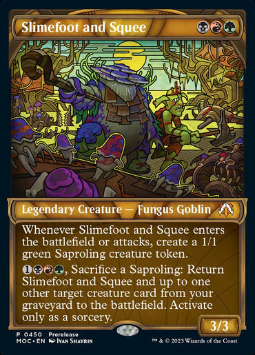 Slimefoot and Squee (Showcase Planar Booster Fun) [March of the Machine Commander]