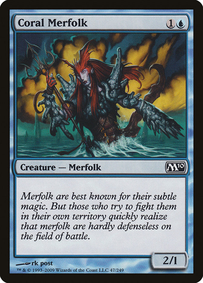 Coral Merfolk [Magic 2010]