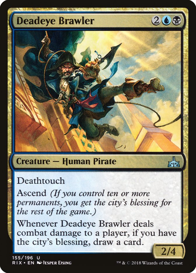 Deadeye Brawler [Rivals of Ixalan]