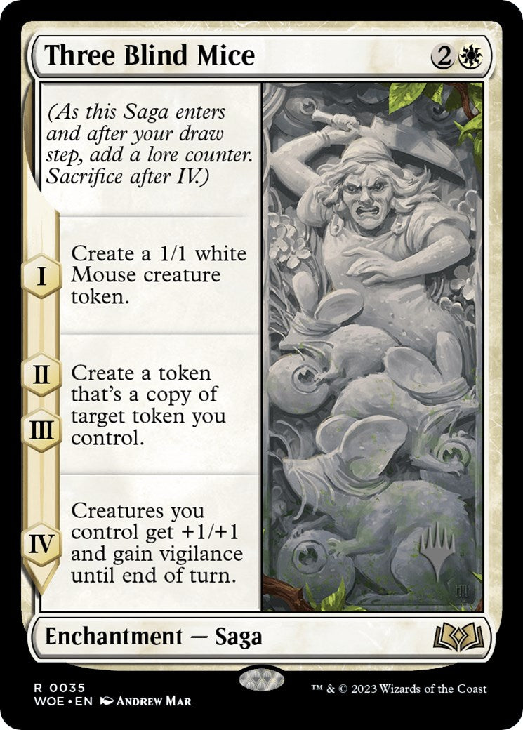 Three Blind Mice (Promo Pack) [Wilds of Eldraine Promos]