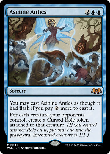 Asinine Antics (Promo Pack) [Wilds of Eldraine Promos]