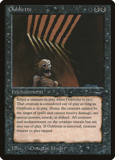 Oubliette (Dark Mana Cost) [Arabian Nights]