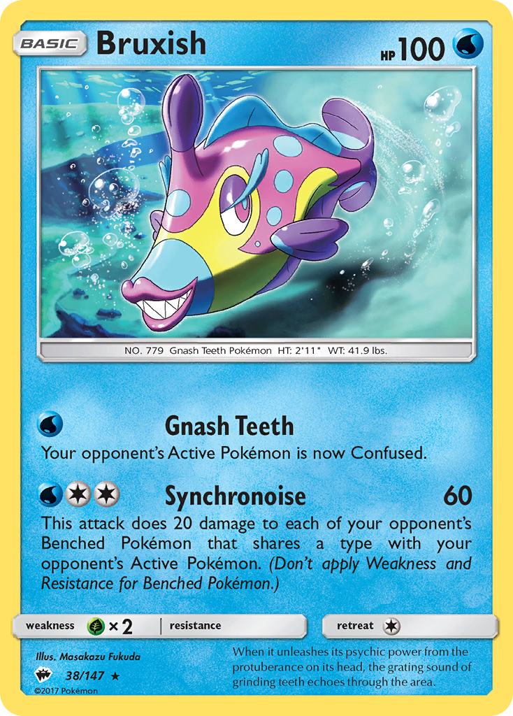 Bruxish (38/147) [Sun & Moon: Burning Shadows]