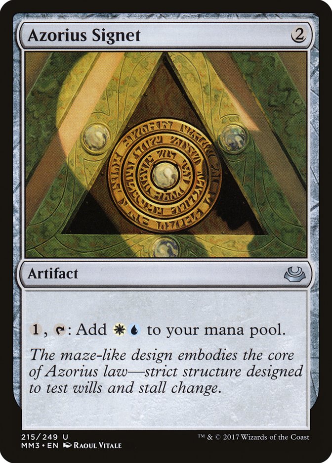 Azorius Signet [Modern Masters 2017]