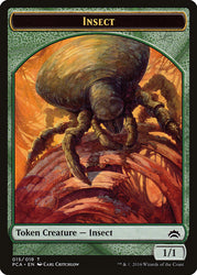 Goat // Insect Double-Sided Token [Planechase Anthology Tokens]