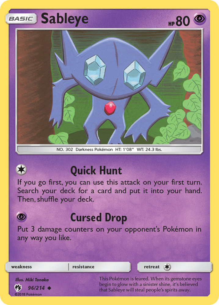 Sableye (96/214) [Sun & Moon: Lost Thunder]