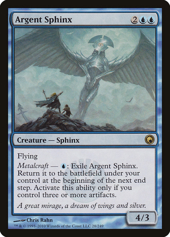 Argent Sphinx [Scars of Mirrodin]