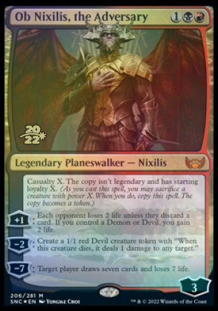 Ob Nixilis, the Adversary [Streets of New Capenna Prerelease Promos]