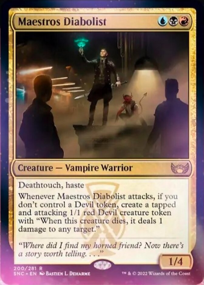 Maestros Diabolist [Streets of New Capenna]