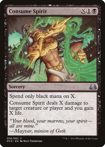 Consume Spirit (Divine vs. Demonic) [Duel Decks Anthology]