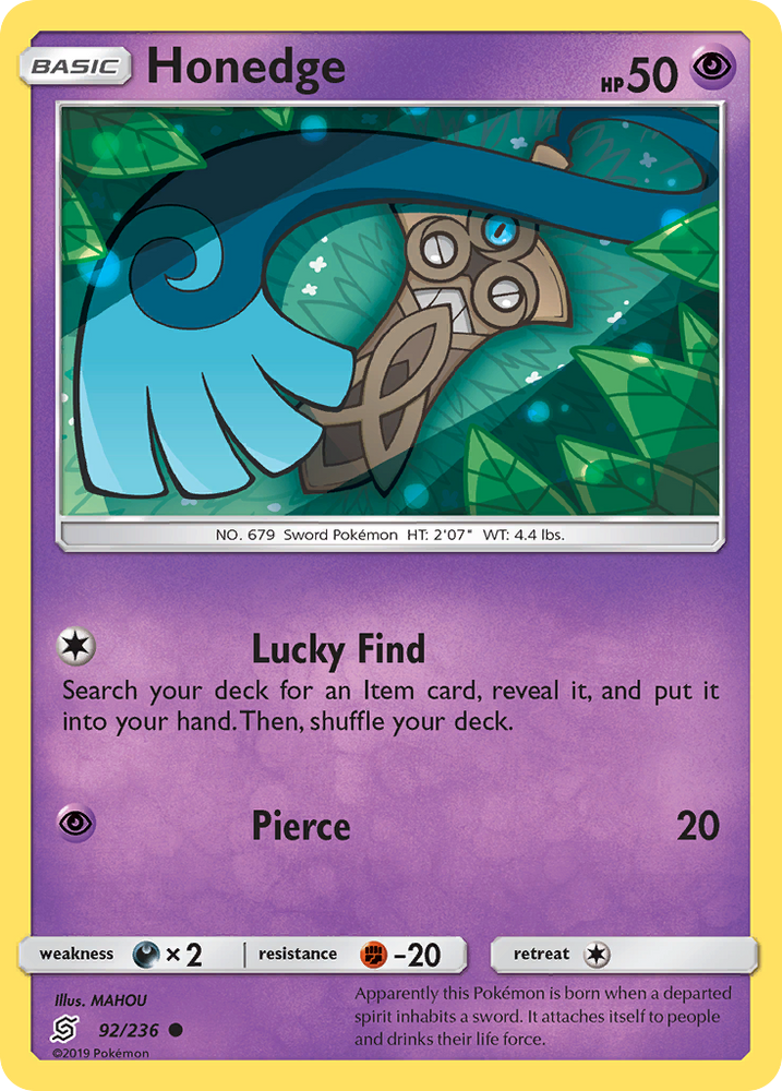 Honedge (92/236) [Sun & Moon: Unified Minds]