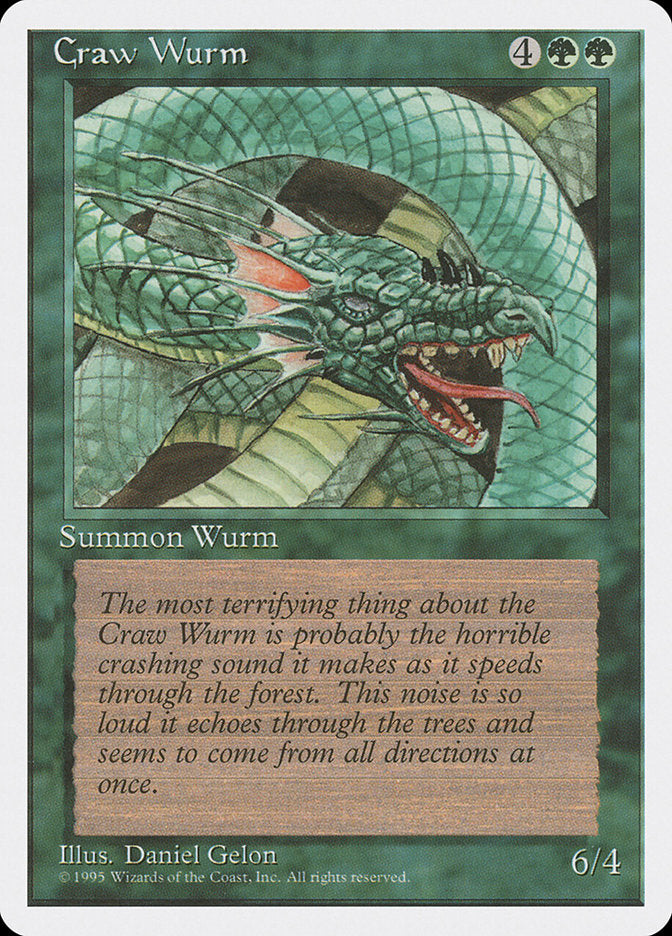 Craw Wurm [Fourth Edition]