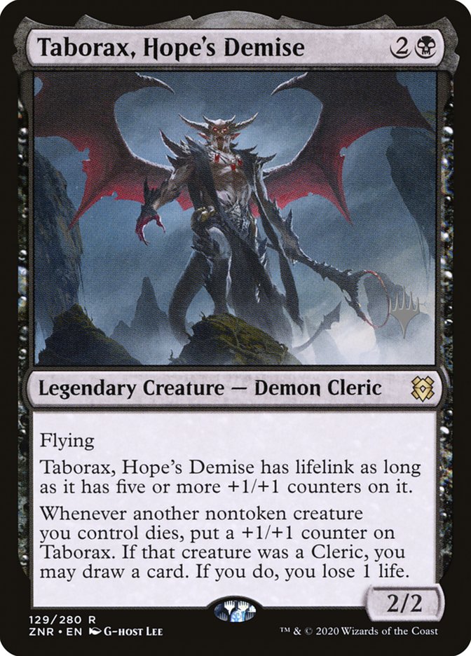 Taborax, Hope's Demise (Promo Pack) [Zendikar Rising Promos]