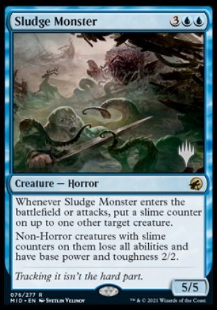 Sludge Monster (Promo Pack) [Innistrad: Midnight Hunt Promos]