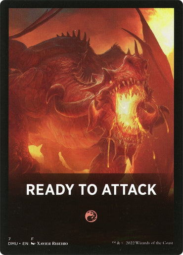 Ready to Attack Theme Card [Dominaria United Tokens]