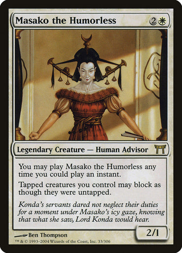 Masako the Humorless [Champions of Kamigawa]